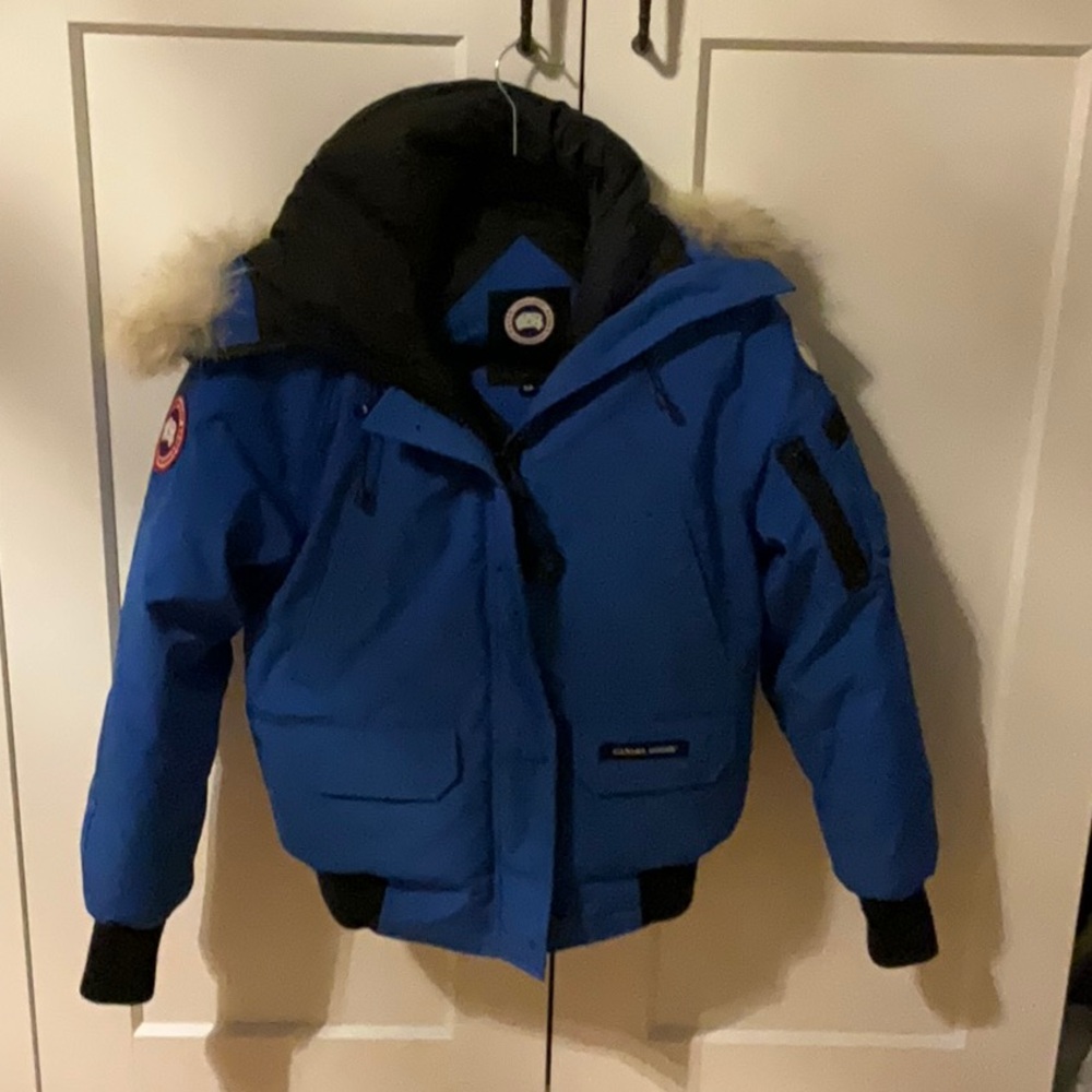 CANADA GOOSE Blue CHILLIWACK BOMBER JACKET SIZE Small